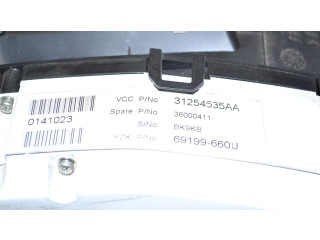 Панель приборов 31254535, 69199660U Volvo V70