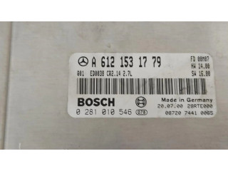 Řídící jednotka A6121531779, CENTRALITAMOTORUCE Mercedes-Benz ML W163