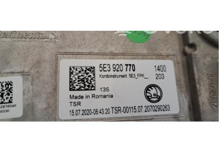 Панель приборов 5E3920770 Skoda Octavia Mk4