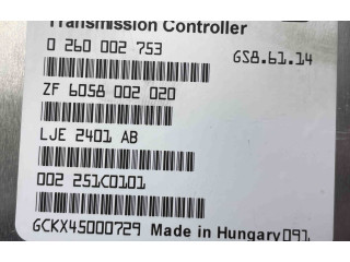 Pavarų dėžės valdymo blokas 0260002753, 6058002020 Jaguar XK8 - XKR