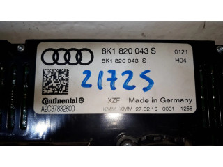 Блок управления климат-контролем 8K1820043S Audi A5