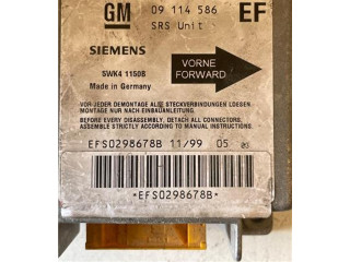 Блок подушек безопасности 09114586, 09114586   Opel Tigra A