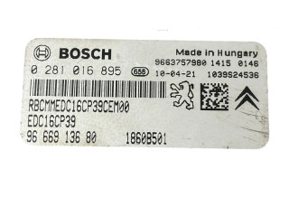 Блок управления двигателя 9663757980, 9666913680 Mitsubishi Outlander