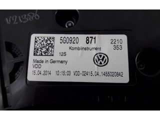 Панель приборов 5G0920871, 5G0920871 Volkswagen Golf VII
