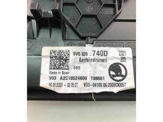 Панель приборов 6V0920740D   Skoda Fabia Mk3 (NJ)       