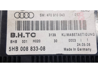 Блок управления климат-контролем 4F1820043AB, 5HB00883308 Audi A6 S6 C6 4F