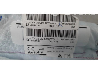 Боковая подушка безопасности 9804092280 Peugeot 2008 I