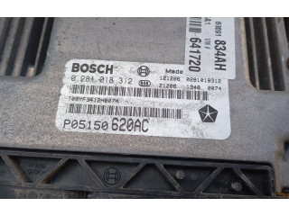 Блок управления двигателя 0281018312, P05150620AC   Fiat Freemont
