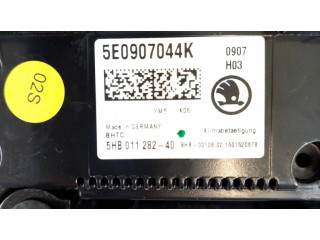 Блок управления климат-контролем 5E0907044K, 5HB01128240   Skoda Octavia Mk3 (5E)
