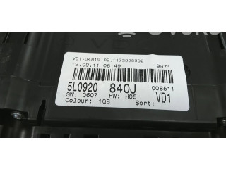 Панель приборов 5L0920840J   Skoda Yeti (5L)       