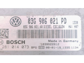 Řídící jednotka 03G906021PD, 1039S22812   Volkswagen Caddy 2007