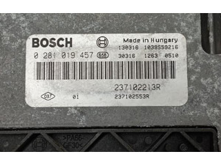 Блок управления двигателя 237102213R, 0281019457 Dacia Logan II
