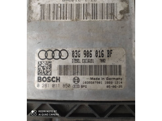 Řídící jednotka 03G906016BF, 1039S07901 Audi A6 S6 C6 4F 2007