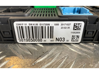 Блок предохранителей 9819850080, E1172508 Peugeot 2008 I