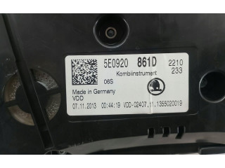 Панель приборов Skoda Octavia Mk3 (5E)