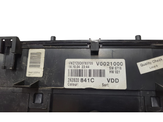 Панель приборов 2K0920841C, VWZ7Z0D0783709 Volkswagen Caddy