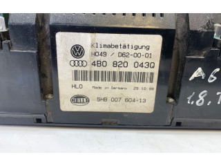 Блок управления климат-контролем 4B0820043Q, D620001 Audi A6 S6 C5 4B