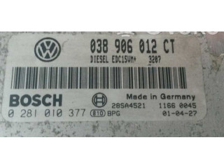 Řídící jednotka 038906012CT, 0281010377 Volkswagen Polo III 6N 6N2 6NF 2001
