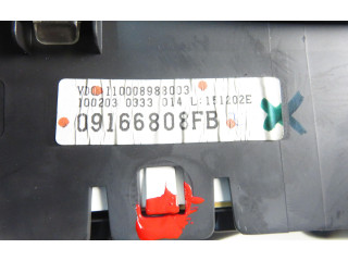Спидометр (приборный щиток) 110008988003, 09166808FB   Opel Combo C    