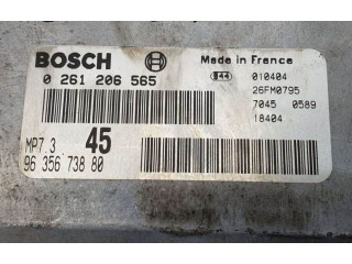 Блок управления двигателя 0261206245, 9637839680   Peugeot 306