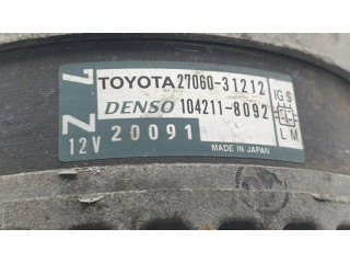 Генератор 2706031212, 1042118092   Lexus IS III XE30      