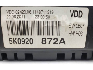 Панель приборов 5K0920872A Volkswagen Golf VI