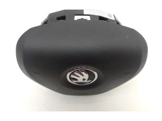 Подушка безопасности водителя 6V0880201A   Skoda Fabia Mk3 (NJ)