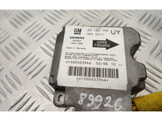 Блок управления надувных подушек 09180799   Opel Astra G