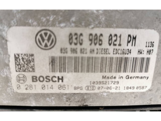 Блок управления двигателя 03G906021PM Volkswagen Golf SportWagen