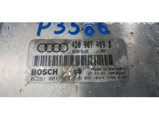 Блок управления двигателем Блок управления 0281001868, 4D0907409B Audi A8 S8 D2 4D