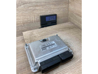 Блок управления двигателем Блок управления 4B1907401D, 0281010494Main Audi A6 S6 C5 4B