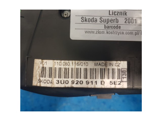 Панель приборов 3U0920911D, 3U0920911D Skoda Superb B5 (3U)