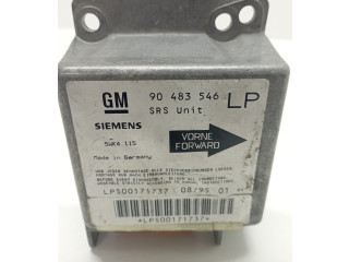 Блок подушек безопасности 90482546, 5WK4115 Opel Tigra A