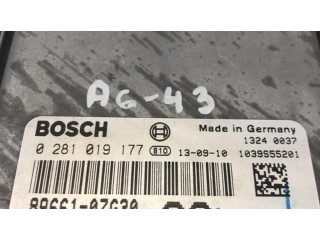 Блок управления двигателя 896610ZG30, 0281019177 Toyota Auris E180