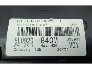 Спидометр (приборный щиток) 5L0920840M Skoda Yeti (5L)