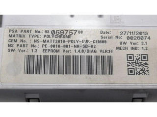 Přístrojová deska Peugeot 508 RXH 9805975780, CUADROINSTRUMENTOS