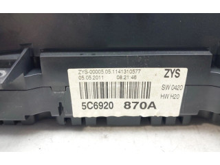 Спидометр (приборный щиток)    5C6920870A   Volkswagen Jetta VI