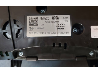 Панель приборов 8V0920870A Audi A3 S3 8V