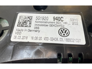 Панель приборов 5G1920940C, 1855021027 Volkswagen Golf VII
