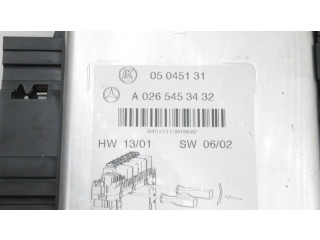 Блок предохранителей  A0265453432   Mercedes-Benz SL R230    