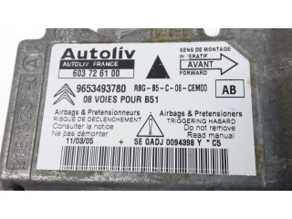 Блок подушек безопасности 603726100, 9653493780 Citroen C4 I