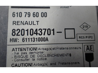 Блок подушек безопасности 8201043701 Renault Clio III