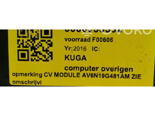 Řídící jednotka AV6N-19G481-AM, AV6N-19G481-AM Ford Kuga III 2021