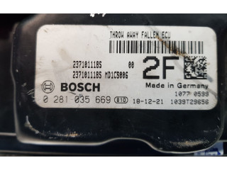 Блок управления двигателя 237101118S, 0281035669 Dacia Lodgy