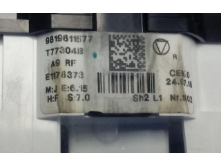 Блок управления климат-контролем 9819611577, 9819611577 Peugeot 2008 I