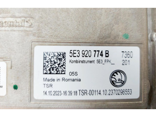 Спидометр (приборный щиток) 5E3920774B Skoda Octavia Mk4