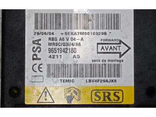 Блок подушек безопасности 9651942180 Citroen C2