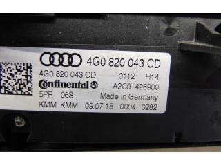 Блок управления климат-контролем 4G0820043CD   Audi A6 S6 C7 4G