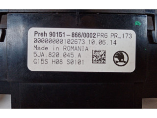 Блок управления климат-контролем 5JA820045A, 0002   Skoda Rapid (NH)