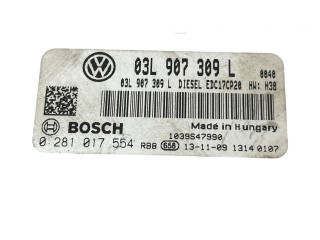 Řídící jednotka 03L907309L, 0281017554 Volkswagen Transporter - Caravelle T6 2017
